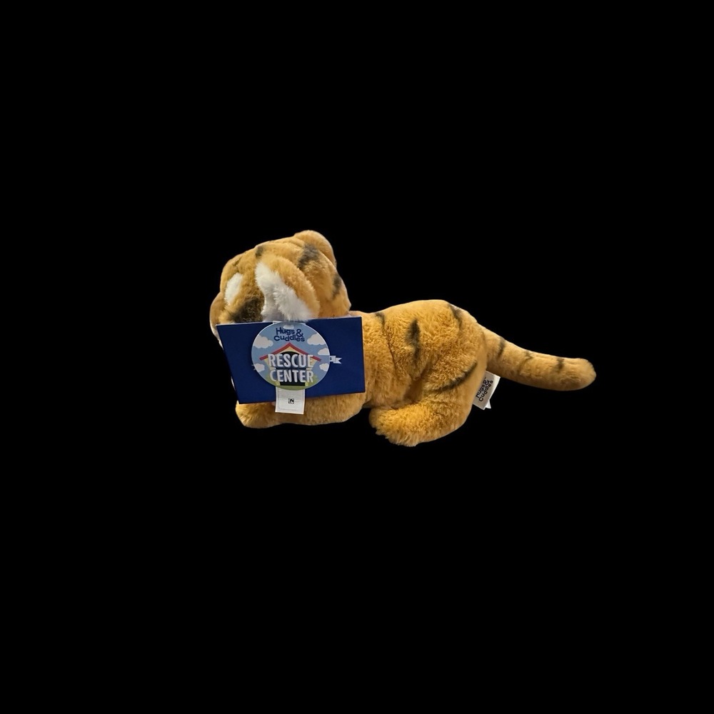 Hugs & Cuddles Rescue Center Tiger Cub Plush 12" NWT Adoption Certificate - Picture 3 of 5